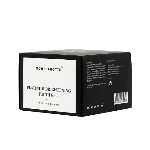 Мужской гель для зубов Montcarotte Платиновое Сияние, 60 мл - изображение 5