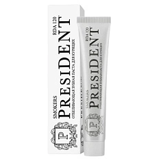 Зубная паста President Smokers, 75 гр