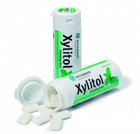 Жевательная резинка miradent Xylitol Мята - изображение 2