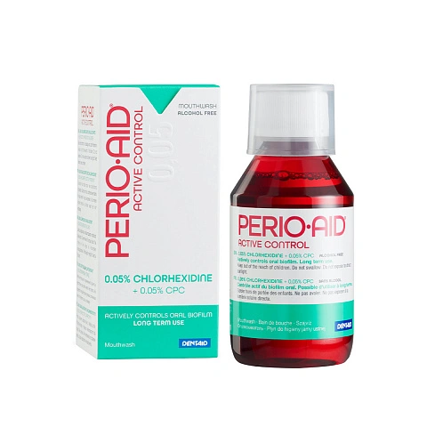 Dentaid Perio-aid Active control, хлоргексидин 0,05% 150 мл - изображение 1