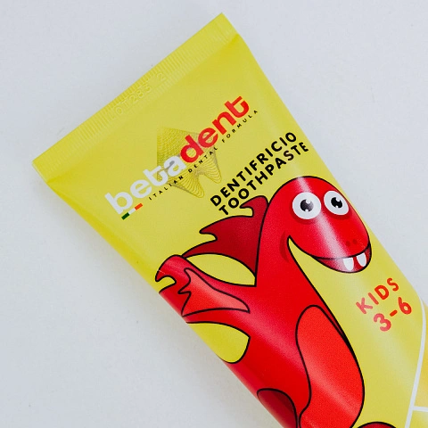 Зубная паста Betadent Kids малина (3-6 лет), 75 мл - изображение 6