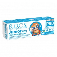 Зубная паста R.O.C.S. PRO Junior Сливочный пудинг (от 6 до 12 лет) 60 мл
