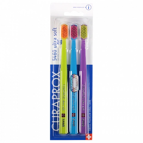 3 зубные щётки CURAPROX 5460 Ultrasoft - изображение 3