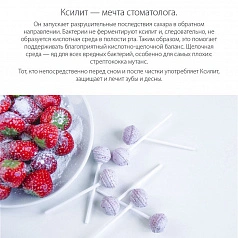 Леденец на палочке Miradent XyliPOP (клубника), 50 шт