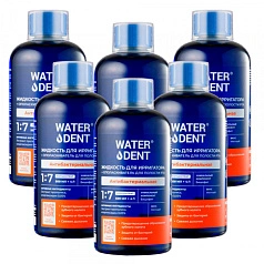 Набор жидкостей для ирригатора Waterdent Антибактериальный комплекс, 6 шт