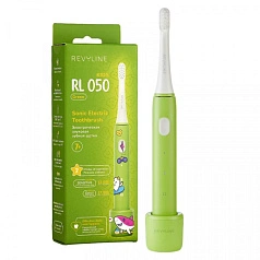 Электрическая зубная щетка Revyline RL 050 Kids, Зеленая (7+)