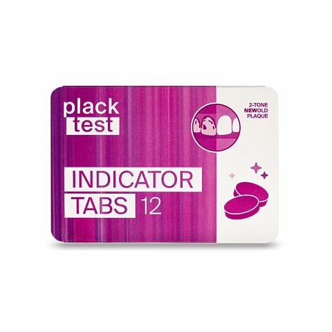 Таблетки для индикации Plack Test Indicator Tabs, 12 шт - изображение 1