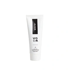Зубная паста WOOM WHITE+ с кальцием, 75 мл