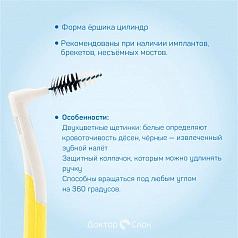 Набор ёршиков Interprox Plus Mini (1.1 мм), 6 шт