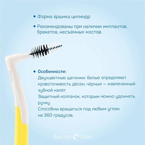 Набор ёршиков Interprox Plus Mini (1.1 мм), 6 шт - изображение 3