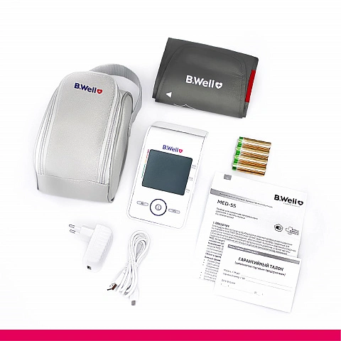 Тонометр B.Well MED-55 с универсальной манжетой и адаптером - изображение 8