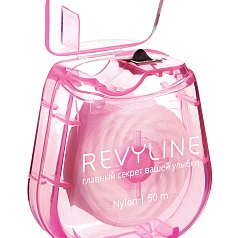 Зубная нить Revyline вощеная Bubble Gum, 50 м