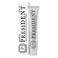 Зубная паста President Smokers, 75 гр - изображение 1