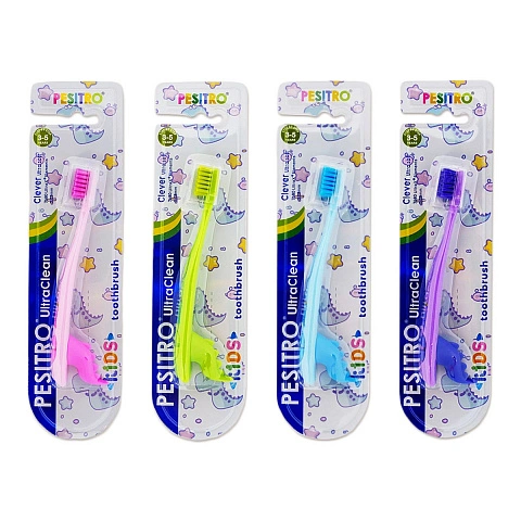 Зубная щетка Pesitro Ultra Soft 7680 Clever (с 3 до 5 лет) - изображение 4