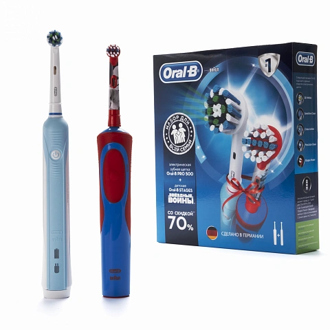 Набор Oral-B Pro 500 + Vitality StarWars - изображение 1