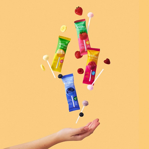 Леденец на палочке Ksilibon Lollipop Голубика, 5 шт. - изображение 5