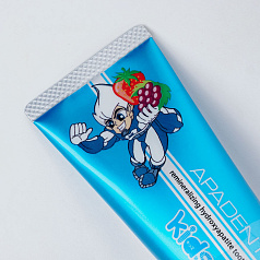 Зубная паста Apadent Kids со вкусом клубники и винограда (c 0 лет), 60 гр