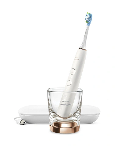 Электрическая зубная щетка Philips Sonicare HX9911/94 DiamondClean Gold - изображение 3