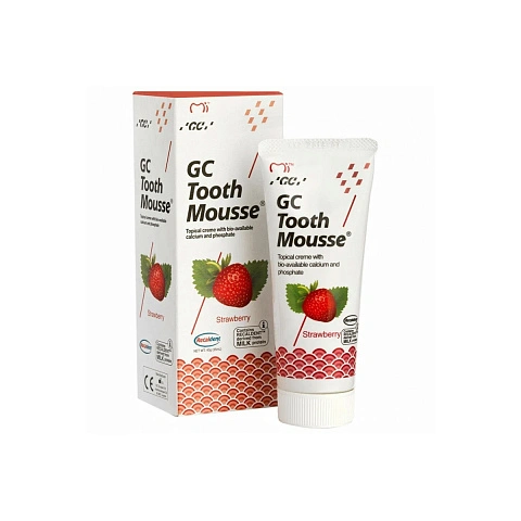 Зубной гель GC Tooth Mousse Клубника, 35 мл - изображение 1