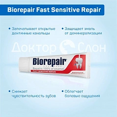 Зубная паста Biorepair Fast Sensitive Repair 75 мл