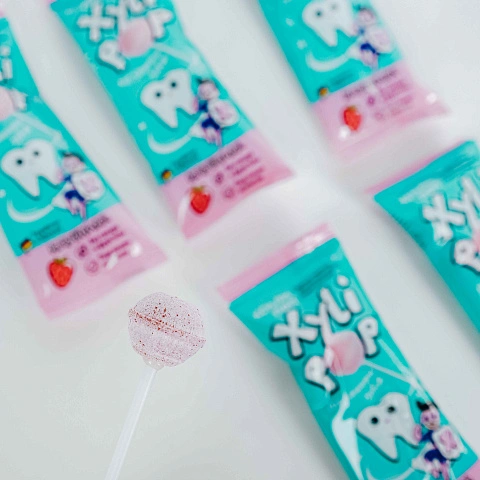 Леденец на палочке Miradent XyliPOP (клубника), 5 шт - изображение 4