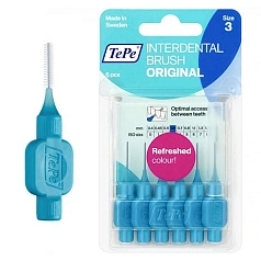 Набор ёршиков TePe Original Size 3 (0,6 мм), 6 шт