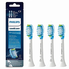Philips Sonicare HX9044/17 для тщательной чистки C3 Premium Plaque Defence, 4 шт
