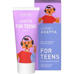 Зубная паста Асепта Teens со вкусом арбуза (от 8 лет), 50 мл