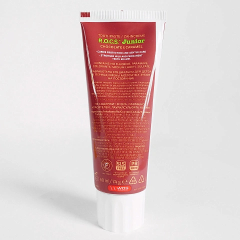 Зубная паста R.O.C.S. Junior Шоколад и карамель (от 6 до 12 лет), 60 мл - изображение 8