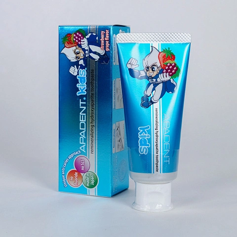 Зубная паста Apadent Kids со вкусом клубники и винограда (c 0 лет), 60 гр - изображение 4