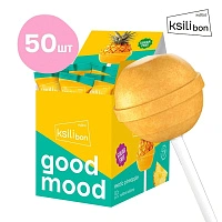 Леденец на палочке Ksilibon Lollipop Экзотический ананас, 50 шт. - изображение 1