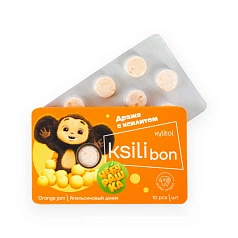 Драже Ksilibon Drops Апельсиновый джем, 10 шт.