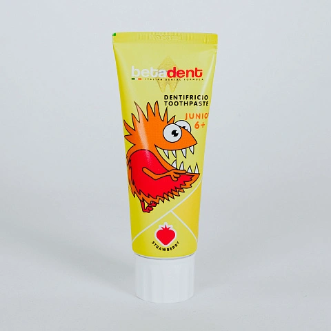 Зубная паста Betadent Junior 6+, земляника, 75 мл - изображение 3