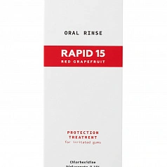 Ополаскиватель Montcarotte RAPID15 Красный грейпфрут, хлоргексидин 0,15% 200 мл