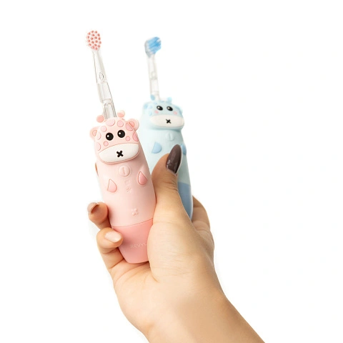 Электрическая зубная щетка Revyline RL 025 Baby Голубая - изображение 8