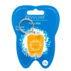 Вощеная зубная нить Revyline floss mini, 15 м