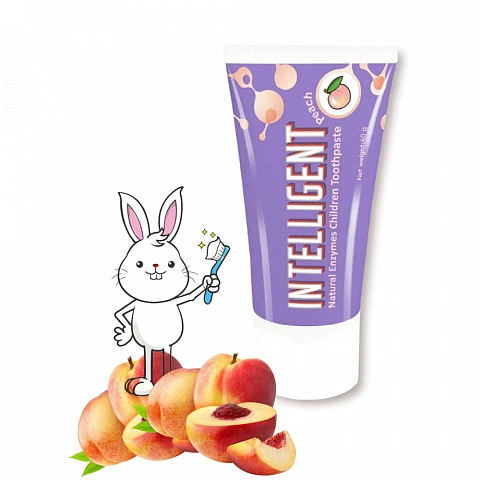 Зубная паста Intelligent Natural Enzymes Children со вкусом персика (с 6 мес), 40 г - изображение 8