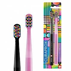 2 зубные щетки Curaprox 5460 DUO 80`s Edition 2022