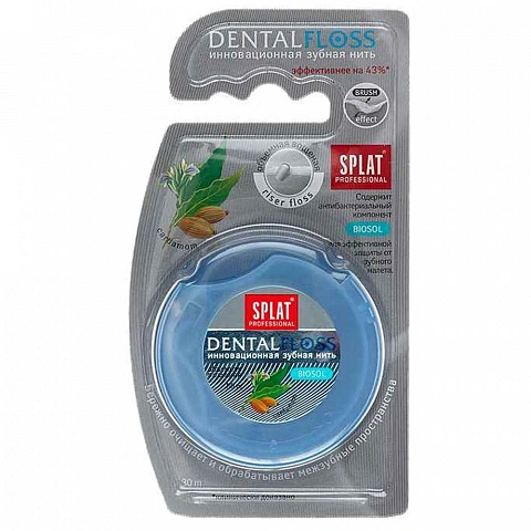 Вощеная нить Splat Dental Floss с кардамоном, 30 м - изображение 1