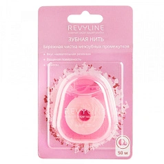 Зубная нить Revyline вощеная Bubble Gum, 50 м