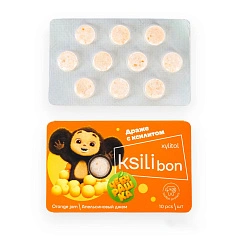 Драже Ksilibon Drops Апельсиновый джем, 10 шт.