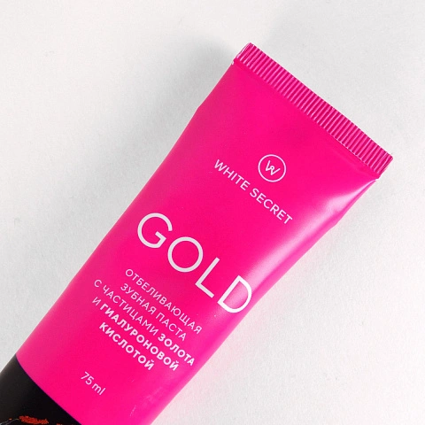 Зубная паста White Secret Gold Отбеливающая, 75 мл - изображение 7