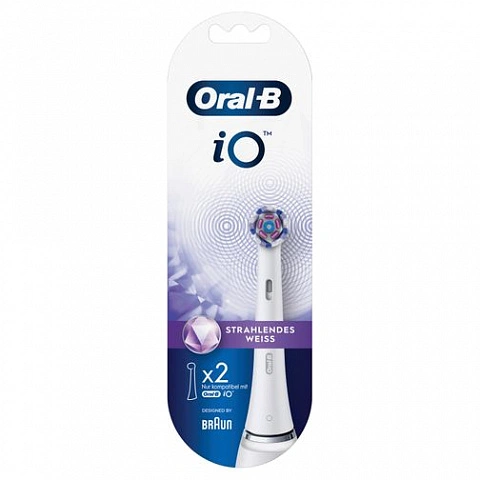 Braun Oral-B iO RB WW-2 Strahlendes weiss (2 шт.) - изображение 3