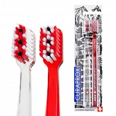 2 зубные щетки CURAPROX 5460 Ultrasoft Duo Swiss 2020