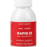 Ополаскиватель Montcarotte RAPID25 Красный грейпфрут, хлоргексидин 0,25% 100 мл