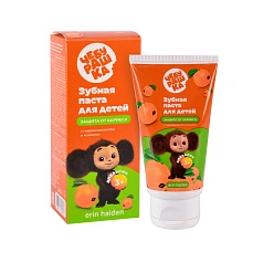 Зубная паста Erin Haiden Чебурашка со вкусом апельсина, 50 мл