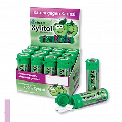 Жевательная резинка miradent Xylitol For Kids яблоко