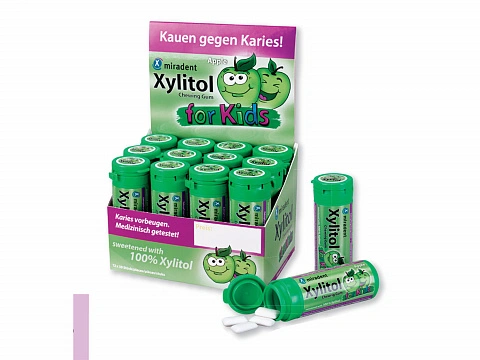 Жевательная резинка miradent Xylitol For Kids яблоко - изображение 2