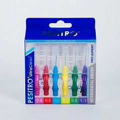 Набор ёршиков Pesitro ultra clean mix, 6 шт