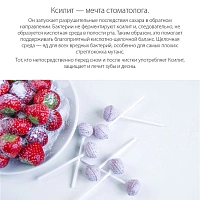 Леденец на палочке Miradent XyliPOP (клубника), 25 шт